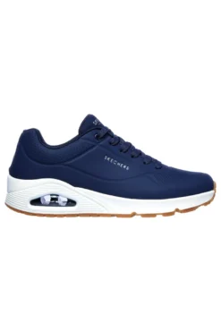 Sneakers blu ammortizzate con air cushion Skechers Uno Stand On Air