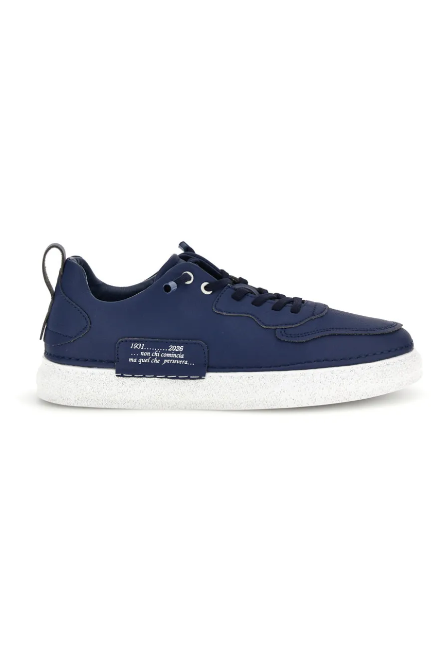 Sneakers blu bicolore con lacci elastici Amerigo Vespucci AV410