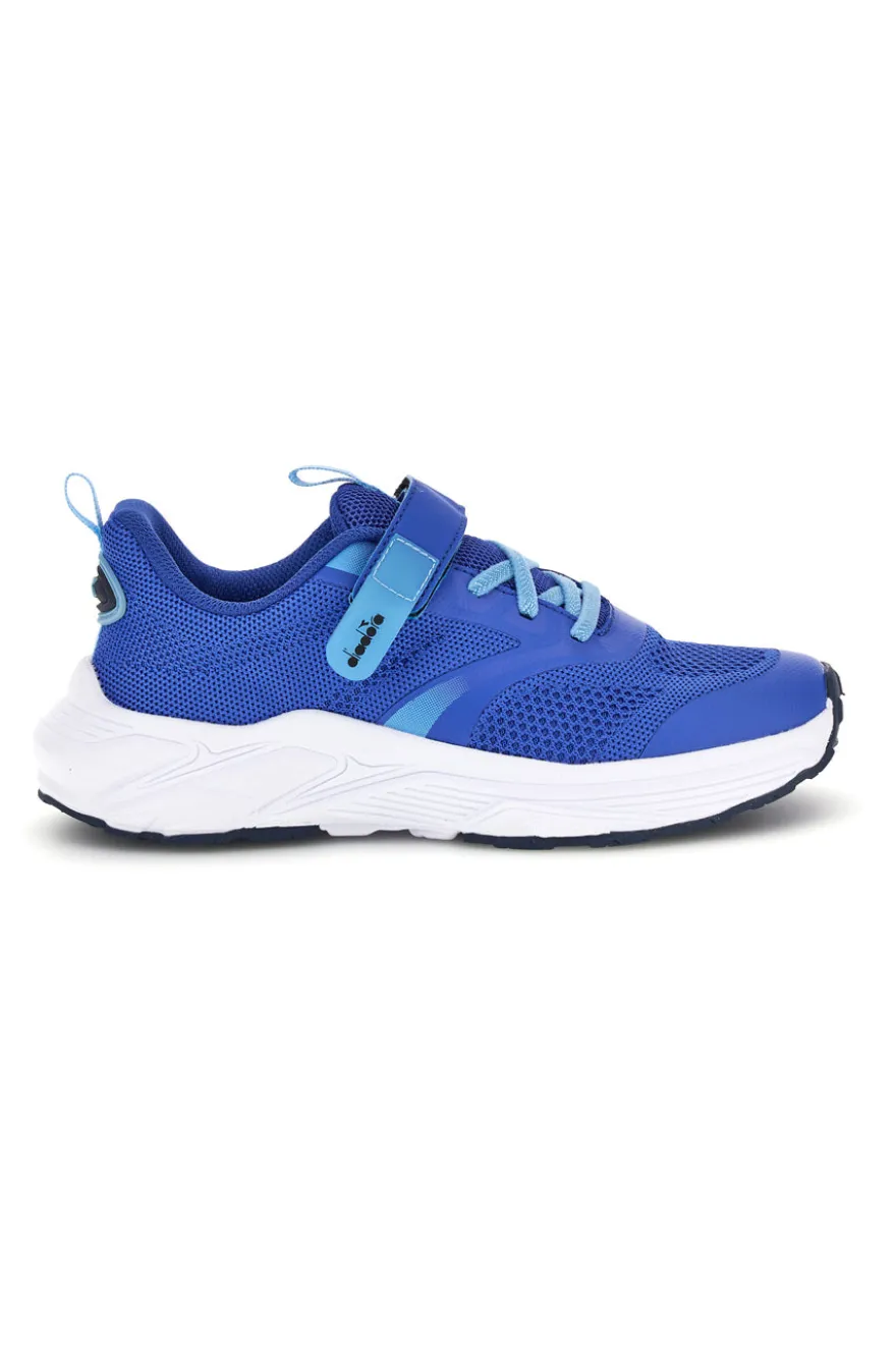 Sneakers Blu con chiusura a strappo in tessuto traspirante Diadora Snipe 4 Jr