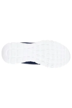 Sneakers blu con dettagli rosa in mesh e Memory Foam Skechers Graceful Get Connected