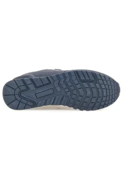 Sneakers blu con doppio strap in tessuto e materiale sintetico Tiglio 69103