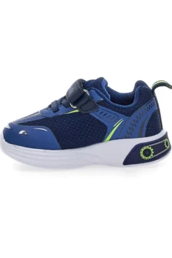Sneakers blu con luci a LED e dettagli grafici M-Kids MG251551