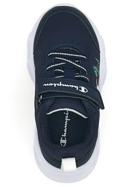Sneakers blu con luci chiusura a strappo Champion Funfair Print U TD Low Cut