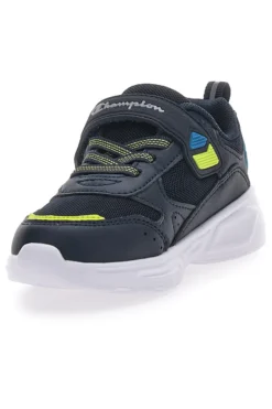 Sneakers Blu con Luci e Chiusura con Stappo CHAMPION WAVE B TD