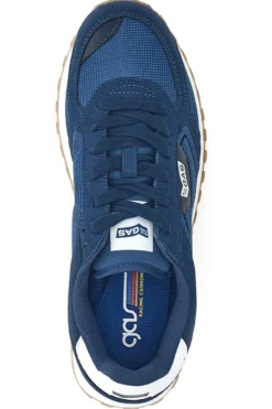 Sneakers Blu Con Suola a Contasto Gas Spidy Mix