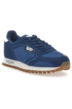 Sneakers Blu Con Suola a Contasto Gas Spidy Mix