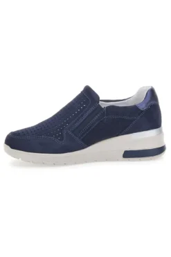 Sneakers Blu Con Zip Mio Tempo 19832