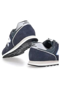 Sneakers Blu Eclissi Con Inserti In Vera Pelle New Balance 373