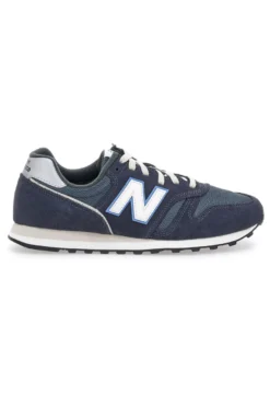 Sneakers Blu Eclissi Con Inserti In Vera Pelle New Balance 373