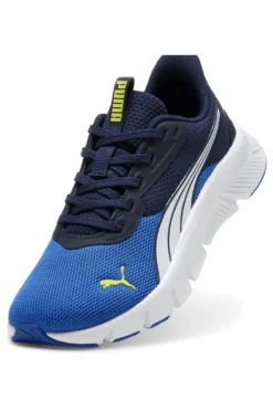 Sneakers blu e gialle running leggere Puma Flexfocus Lite Modern Jr