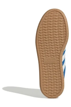 Sneakers blu in pelle con suola gum Adidas Barreda