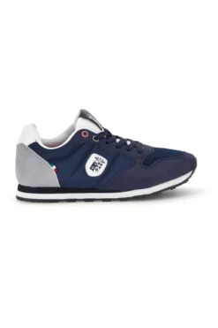 Sneakers blu inserti a contrasto comfort Marina militare MM1114