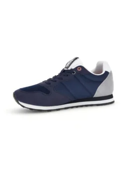 Sneakers blu inserti a contrasto comfort Marina militare MM1114
