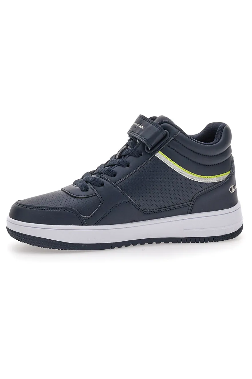 Sneakers Blu Mid-Cut Con strappo in velcro CHAMPION RD18 MID B GS