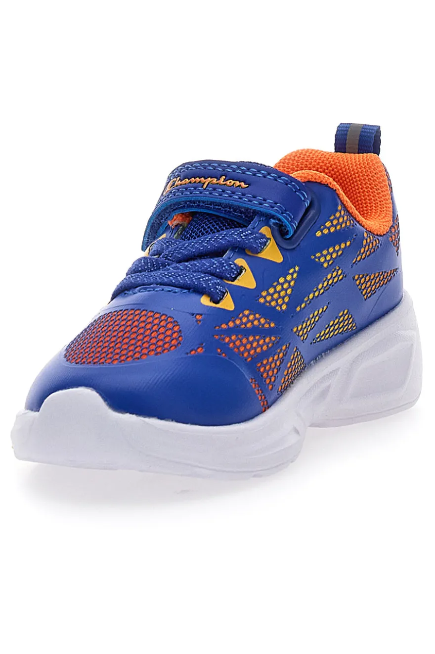 Sneakers blu multicolor con strappo Champion Wave Tri B TD