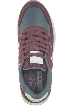 Sneakers bordeaux in pelle e materie sintetiche Joma C200 Lady 2520