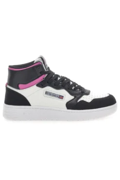 Sneakers British Knights Noors Mid Nere-Bianche