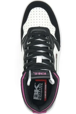 Sneakers British Knights Noors Mid Nere-Bianche