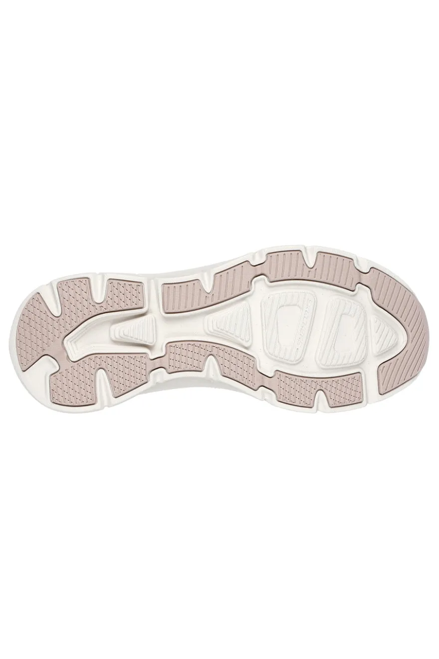 Sneakers Cipria con Dettagli Glitter SKECHERS D'LUX WALKER 2.0 GOLDEN STEP
