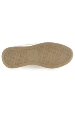 Sneakers cipria traforate con zip e zeppa Inblu 481IN