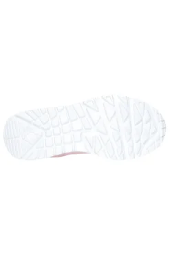 Sneakers da bambina rosa Skechers Uno Lite Metallic Mode