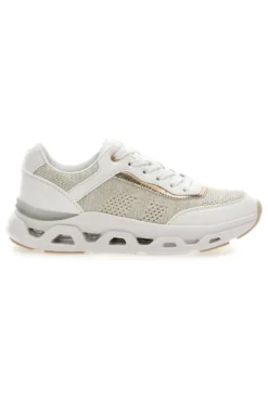 Sneakers da donna beige con inserti traforati Pittarello 8W25013