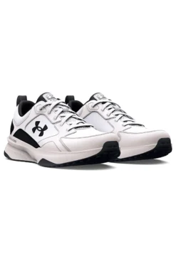 Sneakers da ginnastica uomo bianche in mesh Under Armour Charged Edge