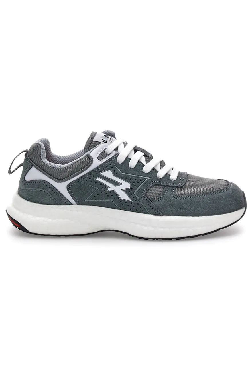 Sneakers da lavoro grigio in pelle U. Power Jackie Gry