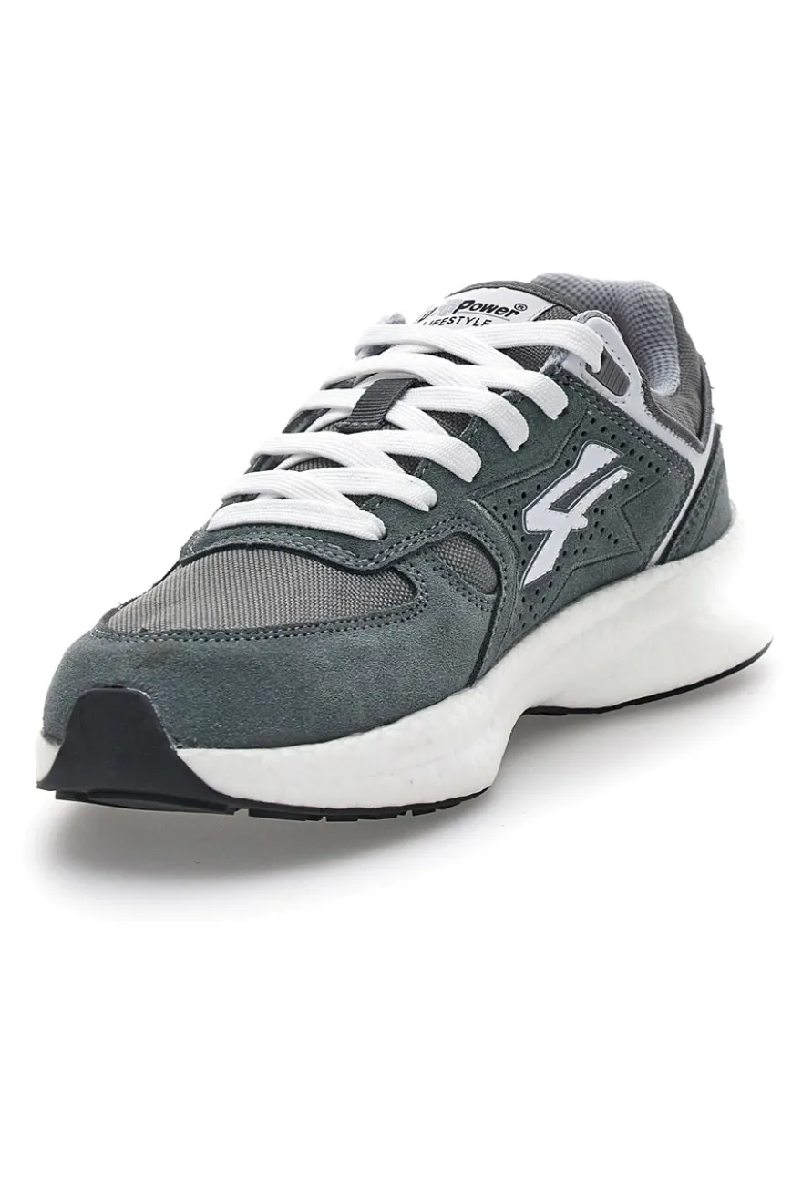 Sneakers da lavoro grigio in pelle U. Power Jackie Gry