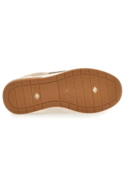 Sneakers Flatform Beige con Dettagli Dorati Laura Biagiotti 8923