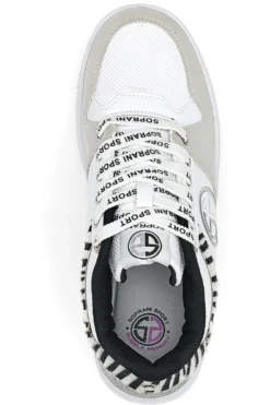 Sneakers Flatform Soprani Alex Bianche Animalier