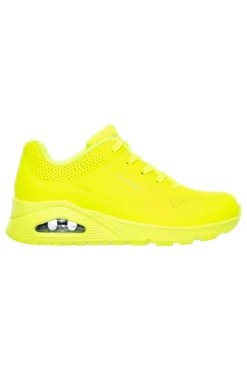 Sneakers Gialle con Air-Cooled Memory Foam Skech-Air Skechers Uno - Night Shades