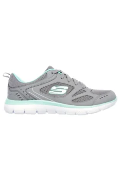 Sneakers Grigie Con Memory Foam SKECHERS Summits - Suited