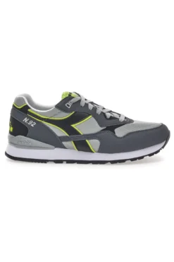 Sneakers Grigie con Tomaia in Pelle DIADORA N.92