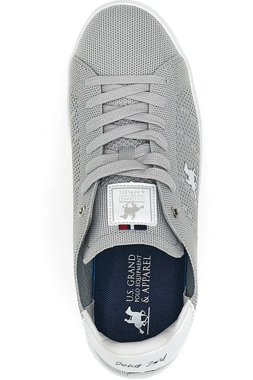 Sneakers Grigie con Tomaia Traforata U.S. POLO CLUB EMPIRE KNIT