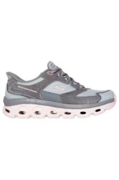 Sneakers grigie e azzurre con suola Glide-Step e Memory Foam Skechers Glide-Step Sole Paradise Valley