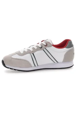 Sneakers Grigie e Bianche Con Lacci Marina Militare MM255