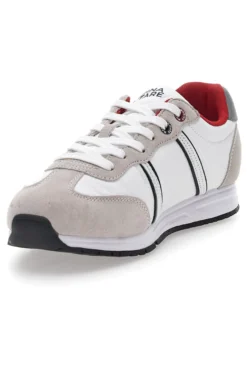 Sneakers Grigie e Bianche Con Lacci Marina Militare MM255