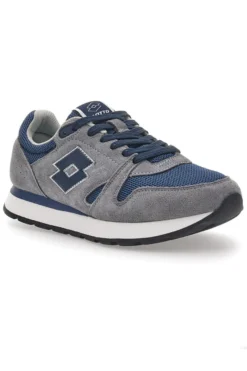 Sneakers Grigie e Blu Con Air Memory Foam Lotto Trainer Amf Msh