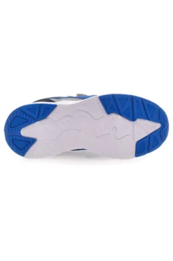 Sneakers Grigie e Blu con Doppio Velcro Diadora Falcon 5 JR V