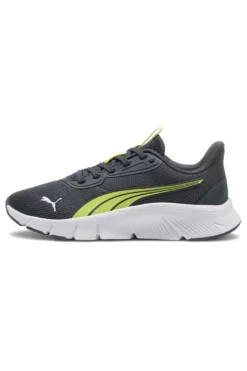Sneakers grigie e verdi running leggere Puma Flexfocus Lite Modern Jr