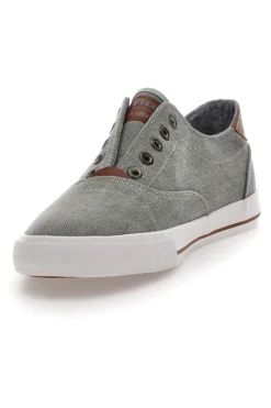 Sneakers Grigie in Tela senza Lacci Goodyear 41033