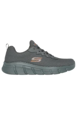Sneakers grigie in tessuto knit con Memory Foam Skechers Bobs B Flex Chill Edge