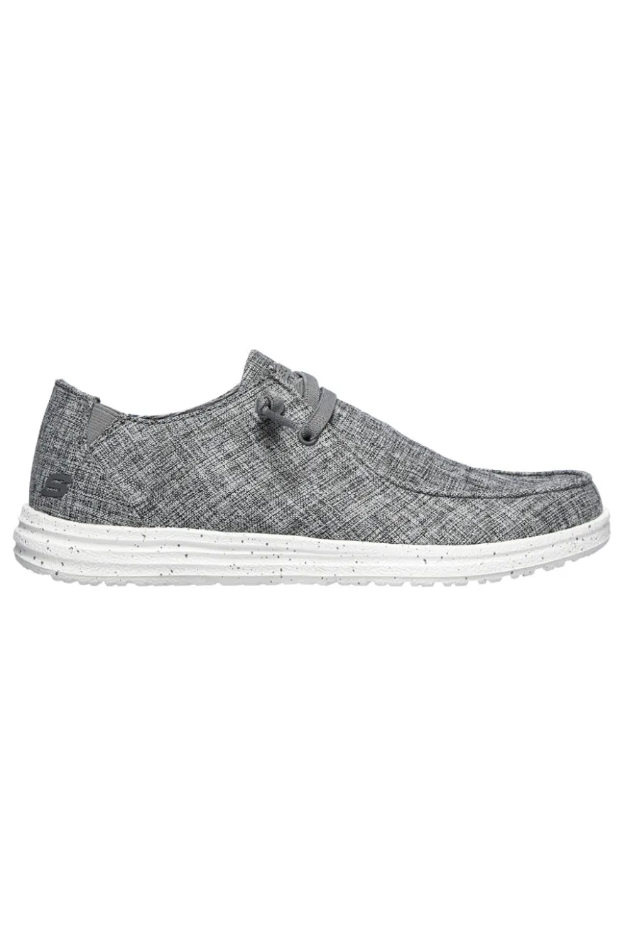 Sneakers Grigie Slip-On Con Goga Mat Arch Skechers Melson Chad