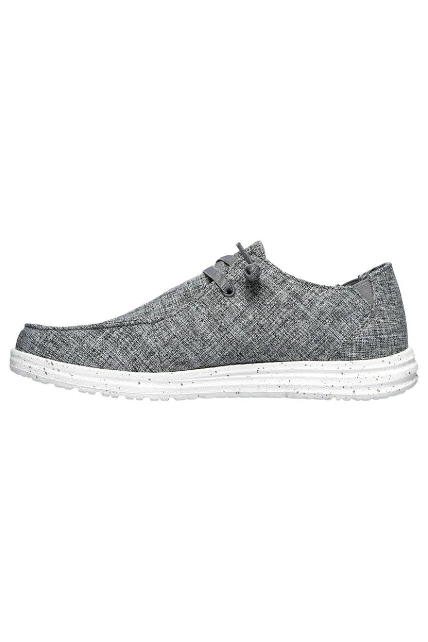 Sneakers Grigie Slip-On Con Goga Mat Arch Skechers Melson Chad