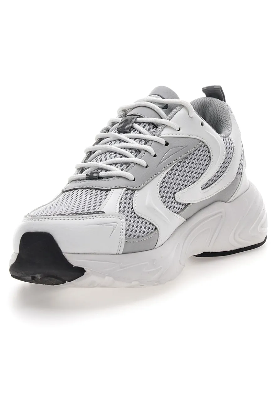 Sneakers grigio con inserti a contrasto Fila FFM0462
