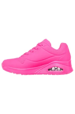Sneakers hot pink con memory foam Skechers Uno Night Shades