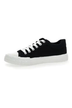 Sneakers in tela traforata Grazie 3581 Nera