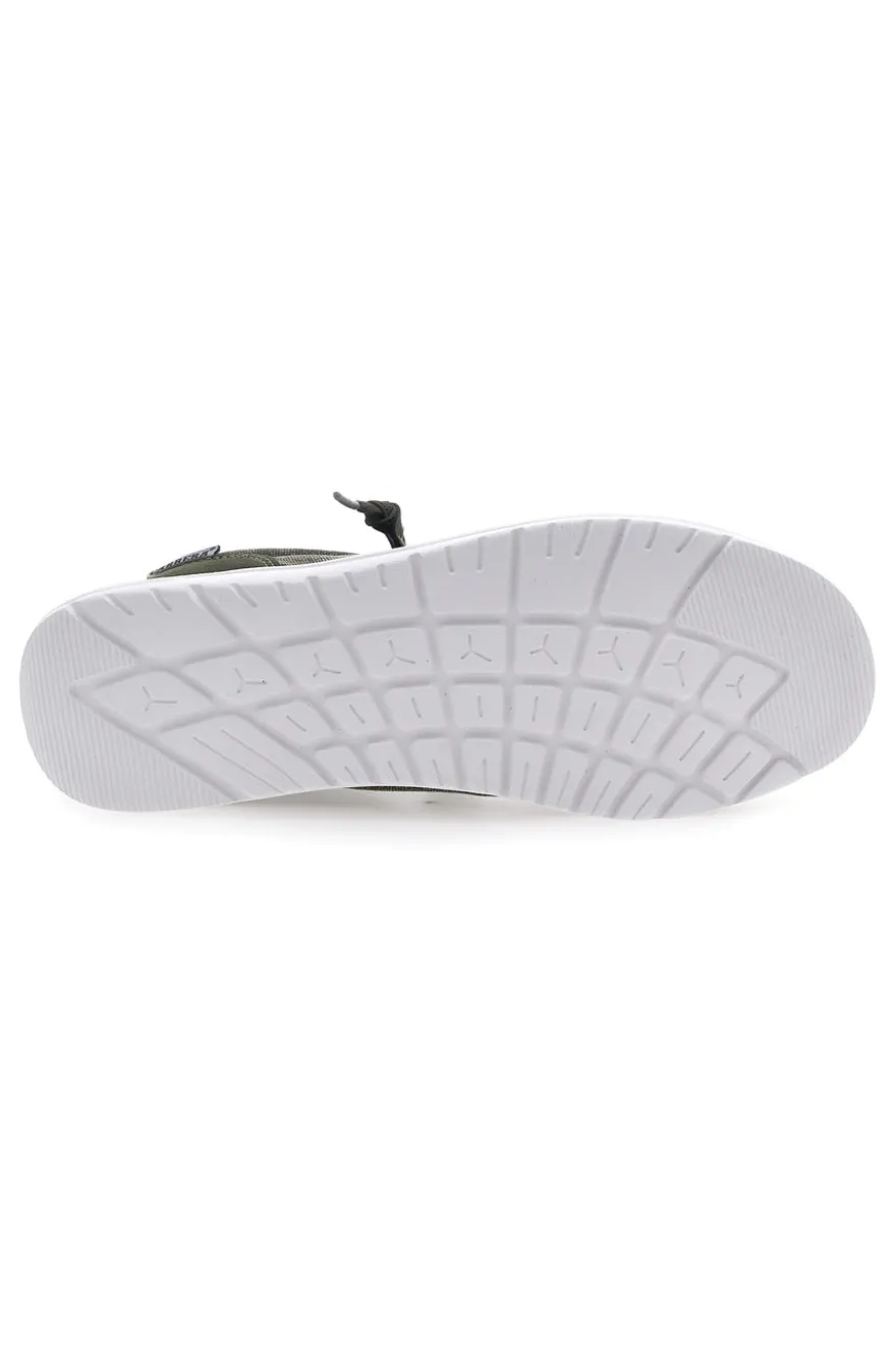 Sneakers In Tela Verde Scuro Carrera 11102D