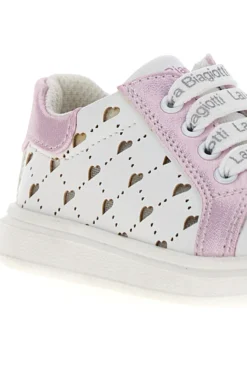 Sneakers Laura Biagiotti 8430 Bianche e Rosa